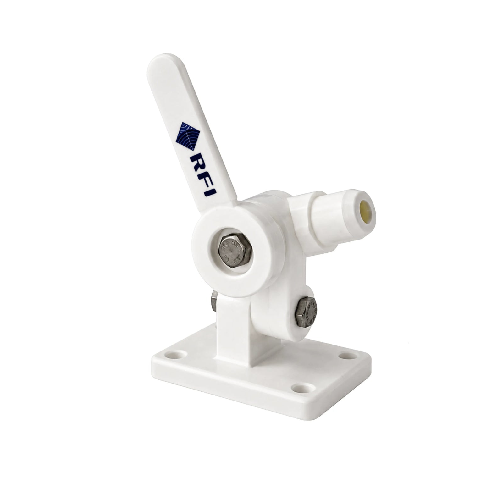 RFI MAM-CDQ White Marine Knock Down Mount with CDQ Adaptor and 5m FME(F) Cable