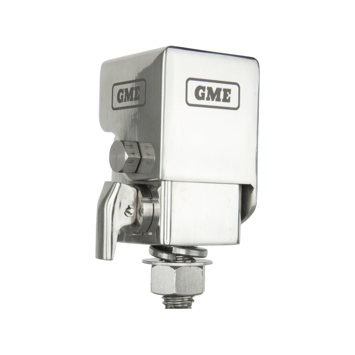 GME MB042 Heavy Duty Fold Down Stainless Steel Antenna Bracket