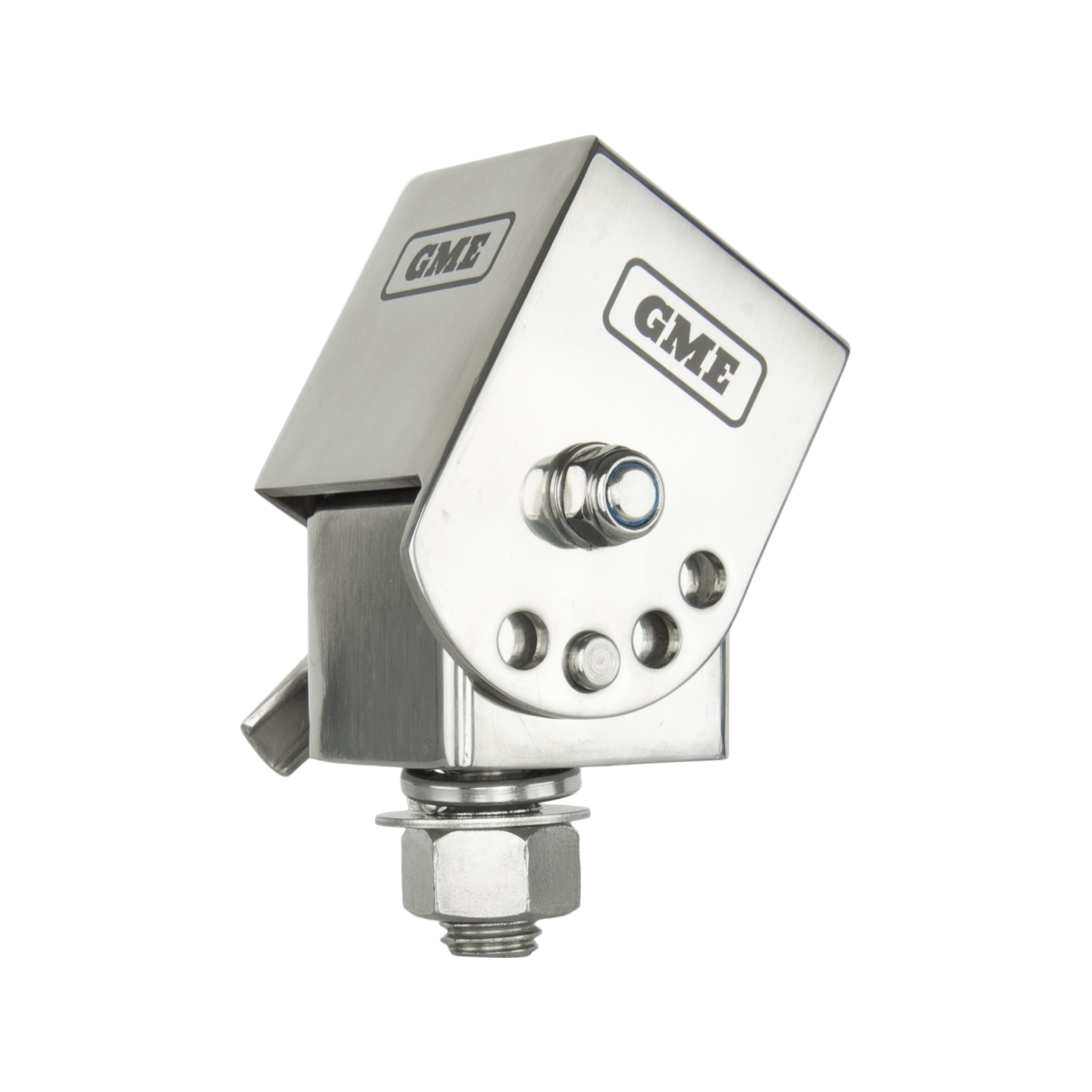GME MB042 Heavy Duty Fold Down Stainless Steel Antenna Bracket