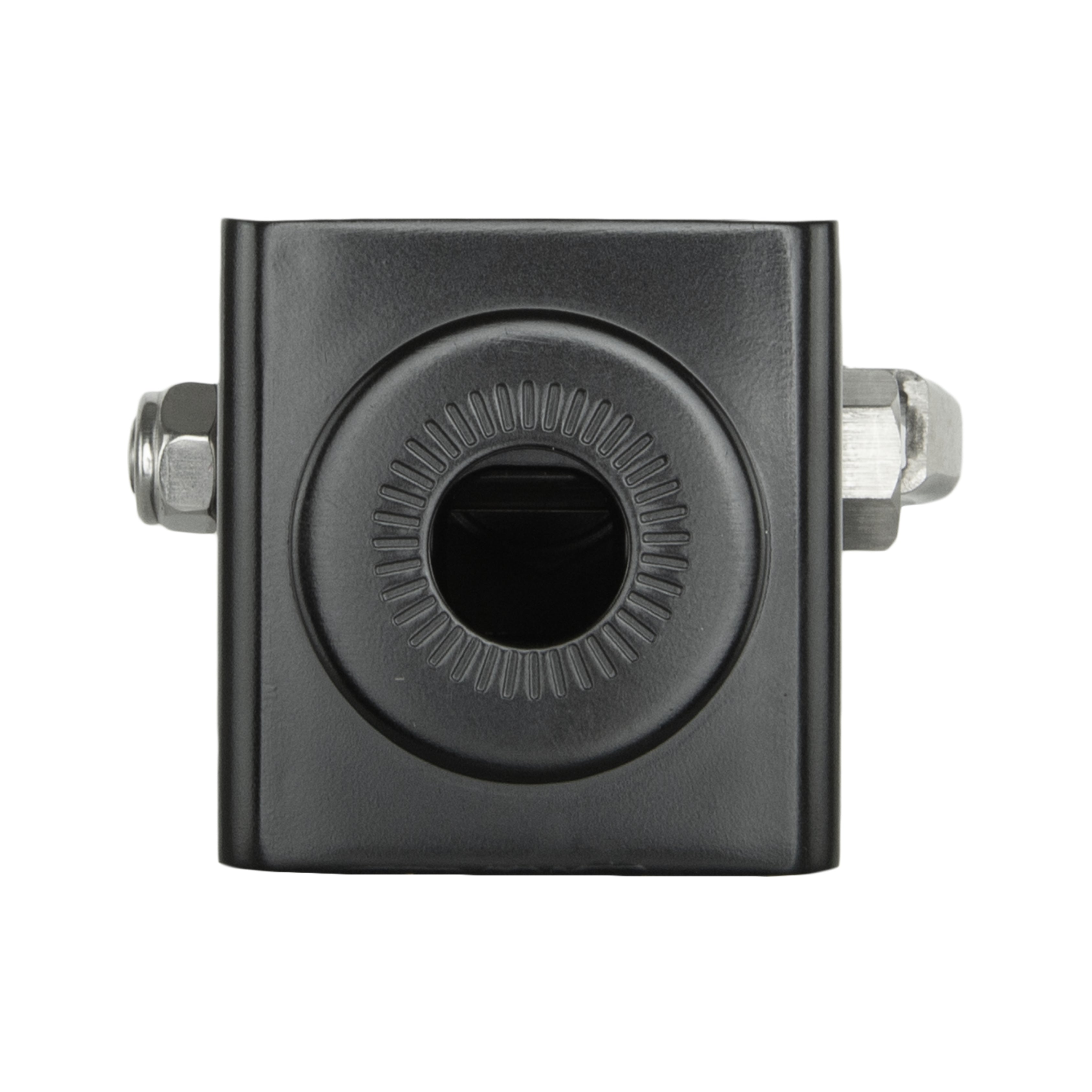 GME MB042B Heavy Duty Fold Down Stainless Steel Antenna Bracket Black Finish