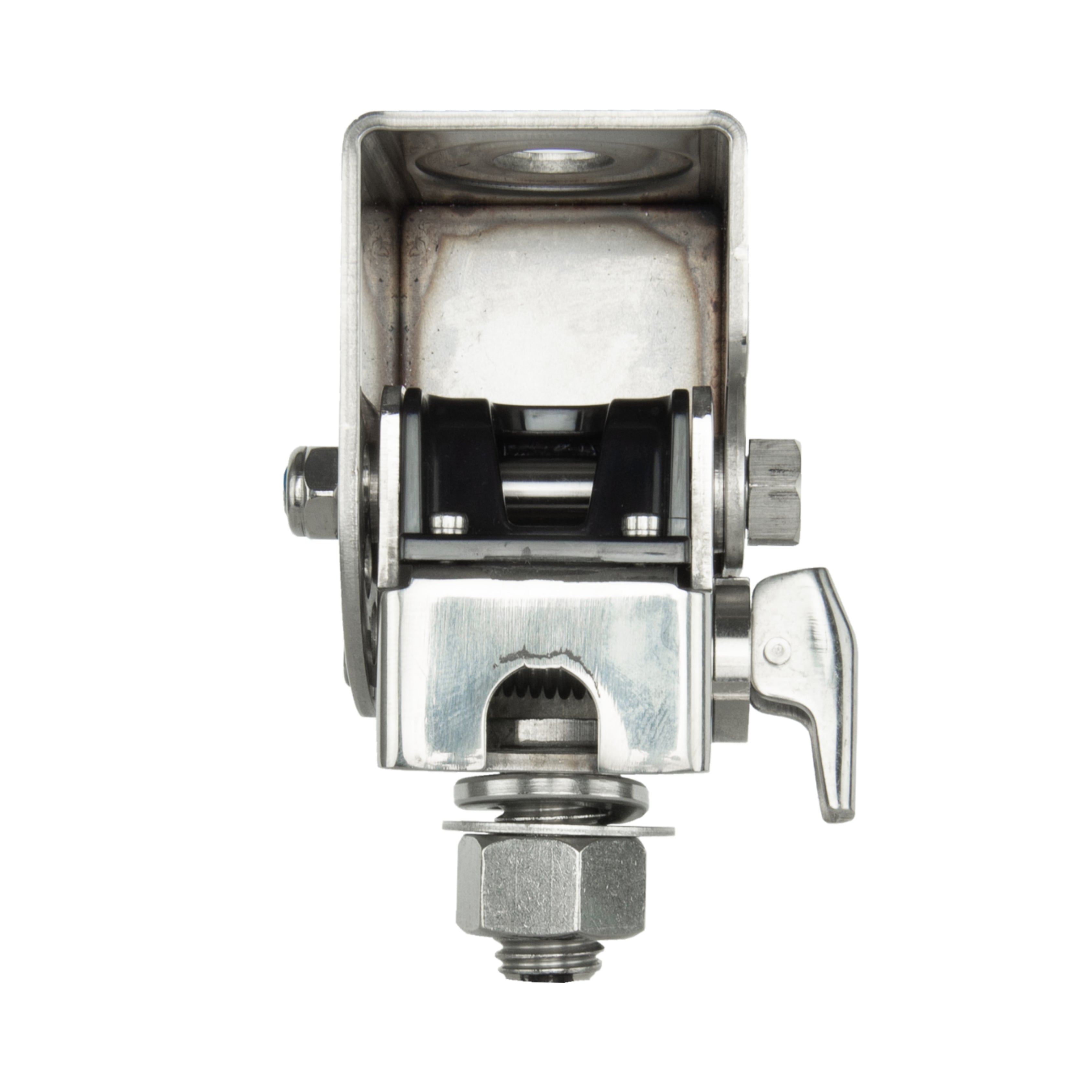 GME MB042 Heavy Duty Fold Down Stainless Steel Antenna Bracket