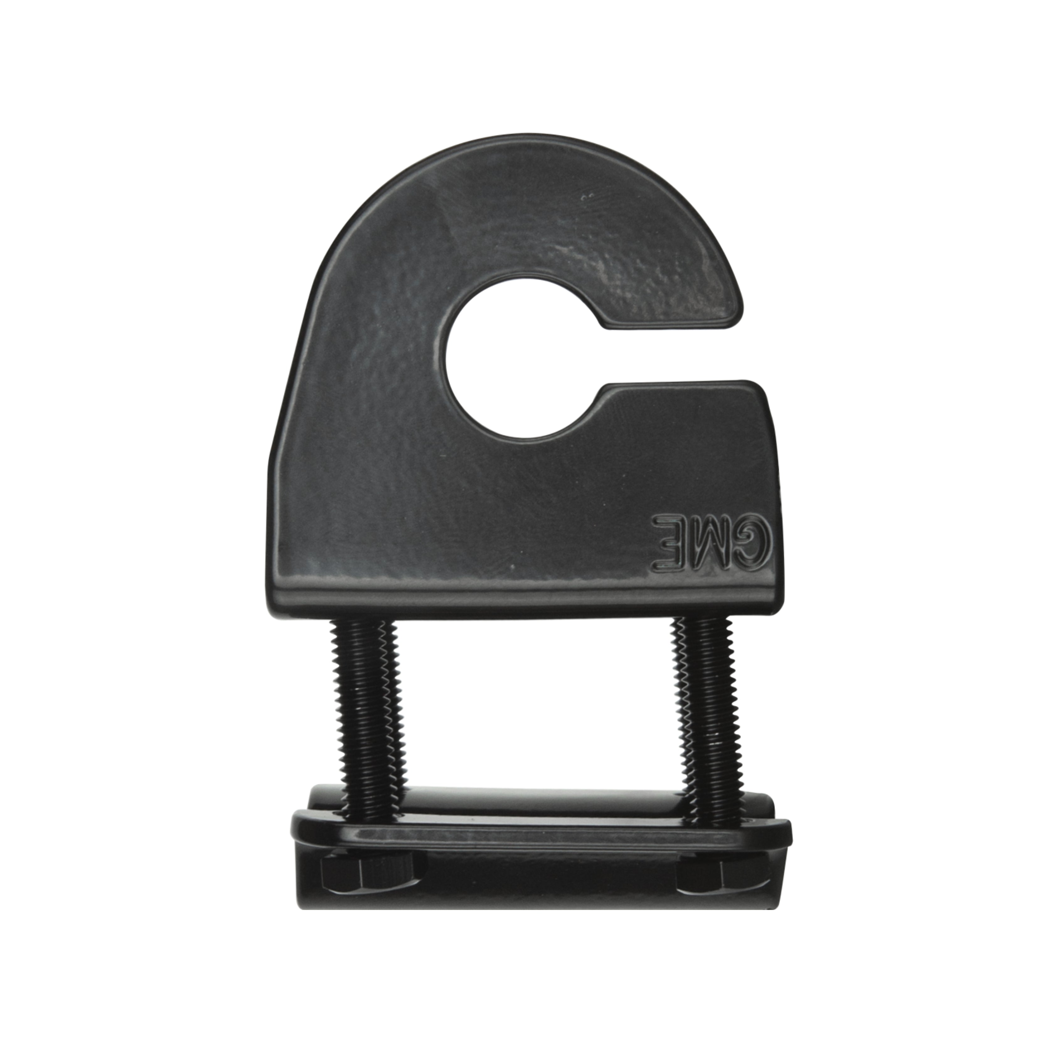 GME MB411B Antenna M/Bracket, Mirror Mount With Slot (Black)
