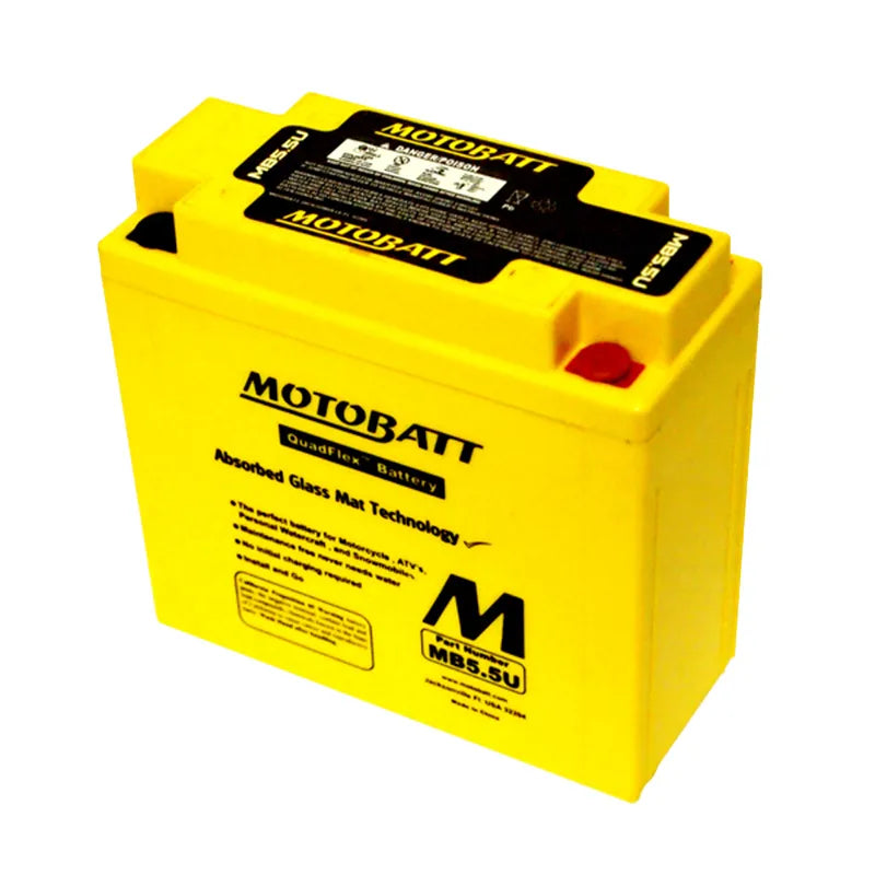 Motobatt MB5.5U 12V AGM Battery