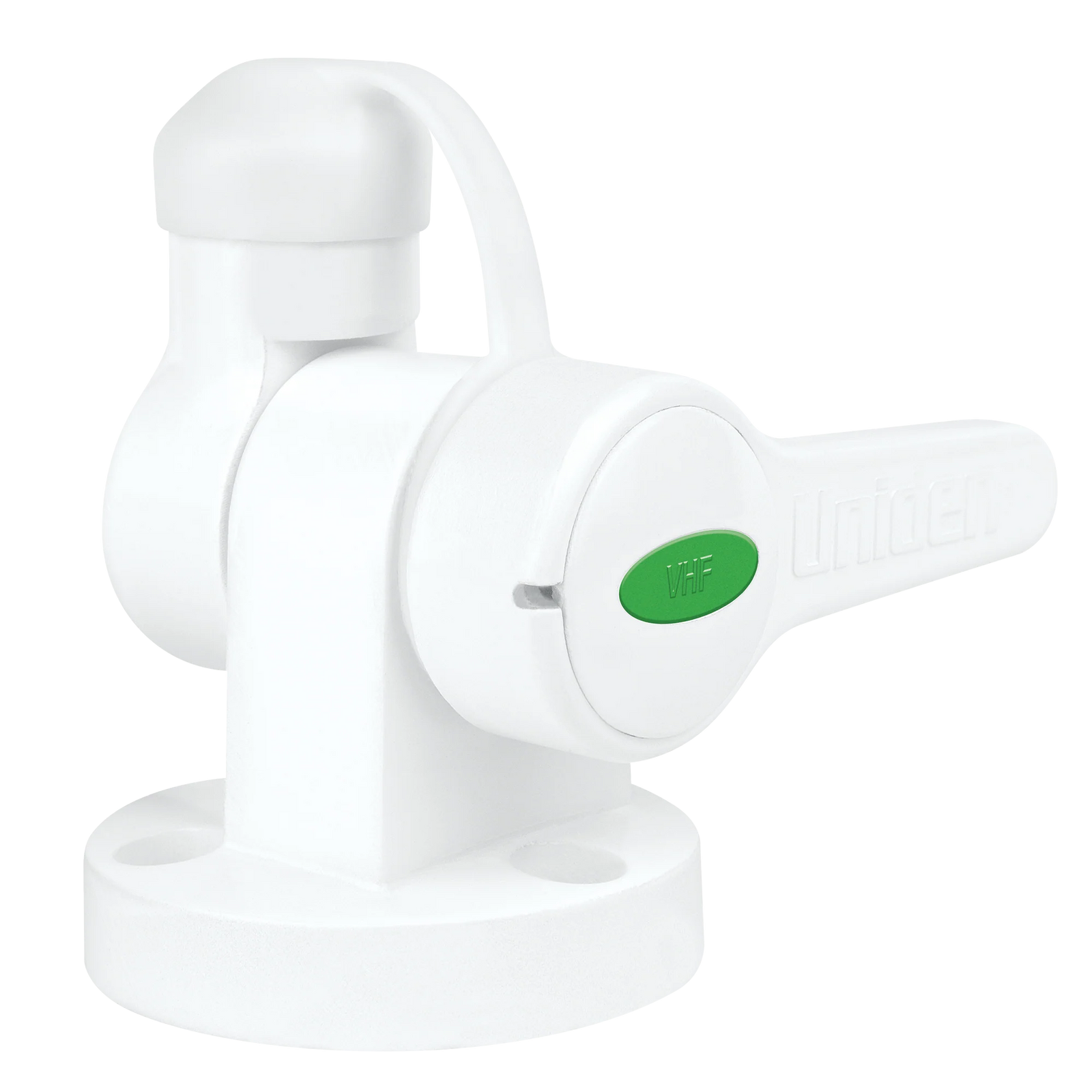 UNIDEN MBM10 - Ratchet Fold-Down Single Hinge Round Base Marine Antenna Mount