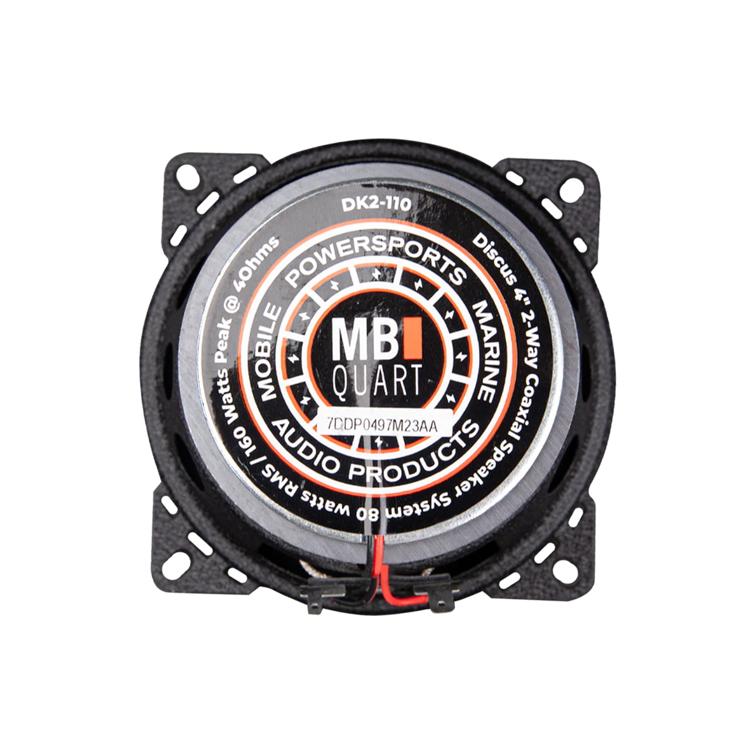 MB Quart MBQ-DK2-110 Discus 4" 2-Way Coaxial Car Speakers