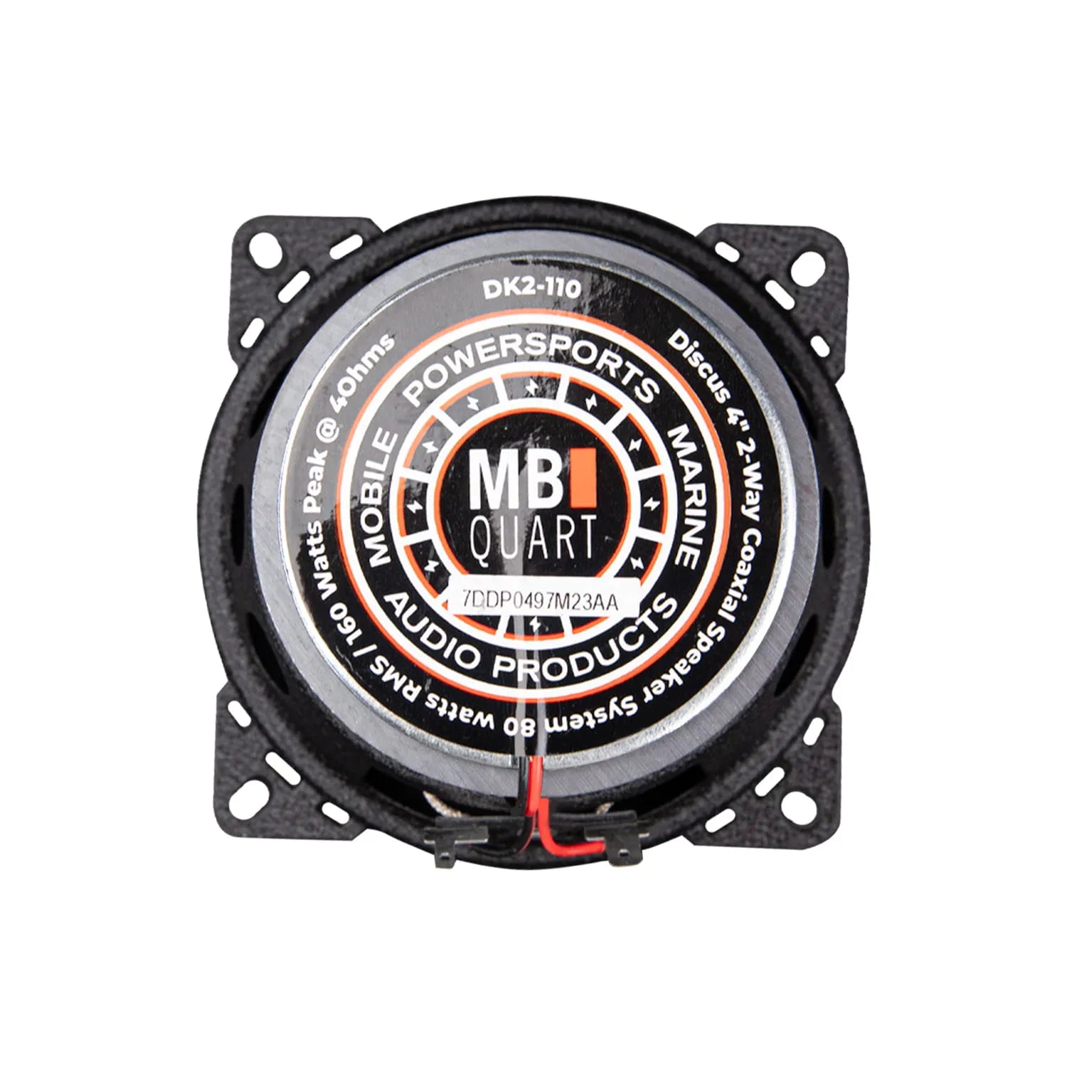 MB Quart MBQ-DK2-110 Discus 4" 2-Way Coaxial Car Speakers