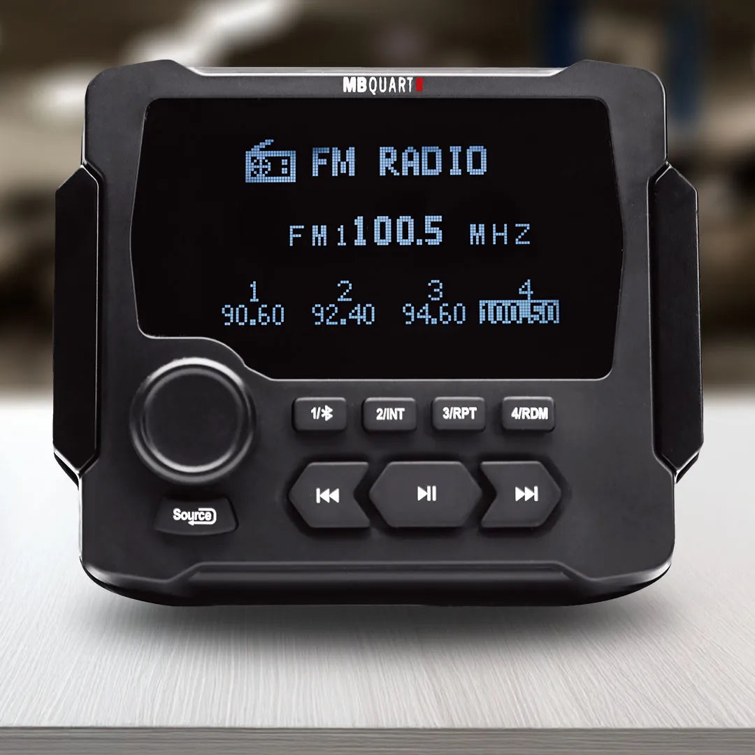 MB Quart MBQ-GMR-LCD | Bluetooth, AM/FM USB Radio | with Built in Amplifier