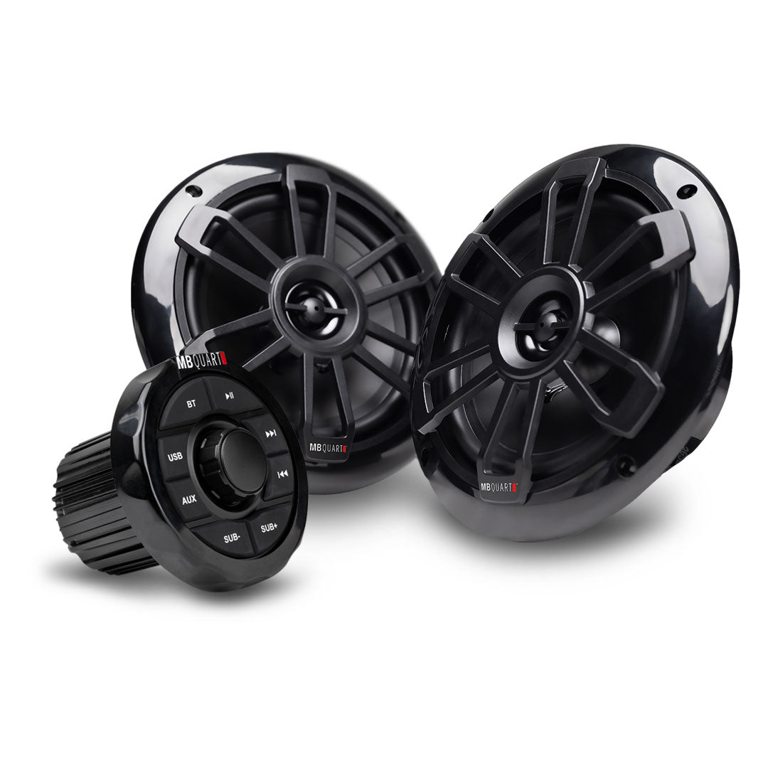 MB Quart MBQ-GMR1.5S2B | Bluetooth Source Unit | with Nautic Speakers