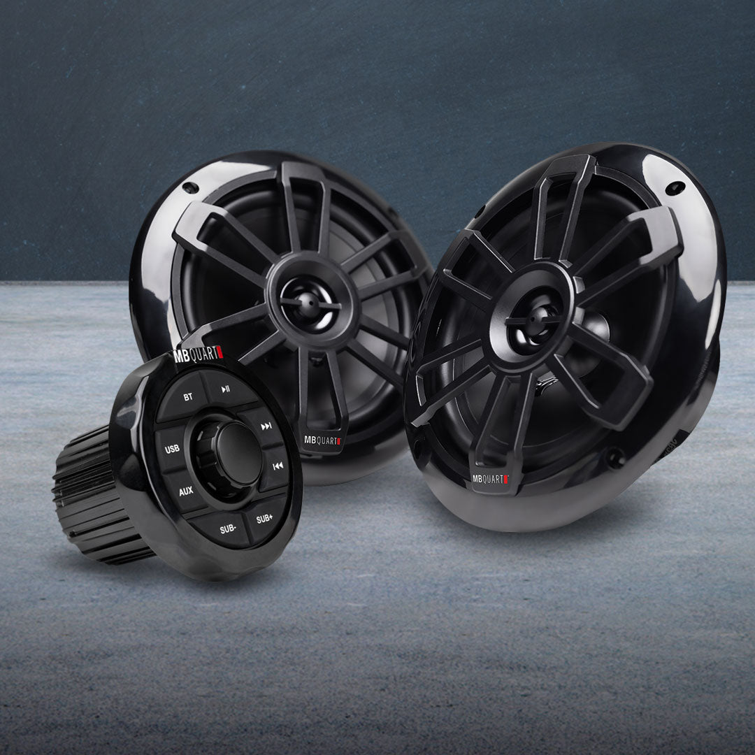 MB Quart MBQ-GMR1.5S2B | Bluetooth Source Unit | with Nautic Speakers