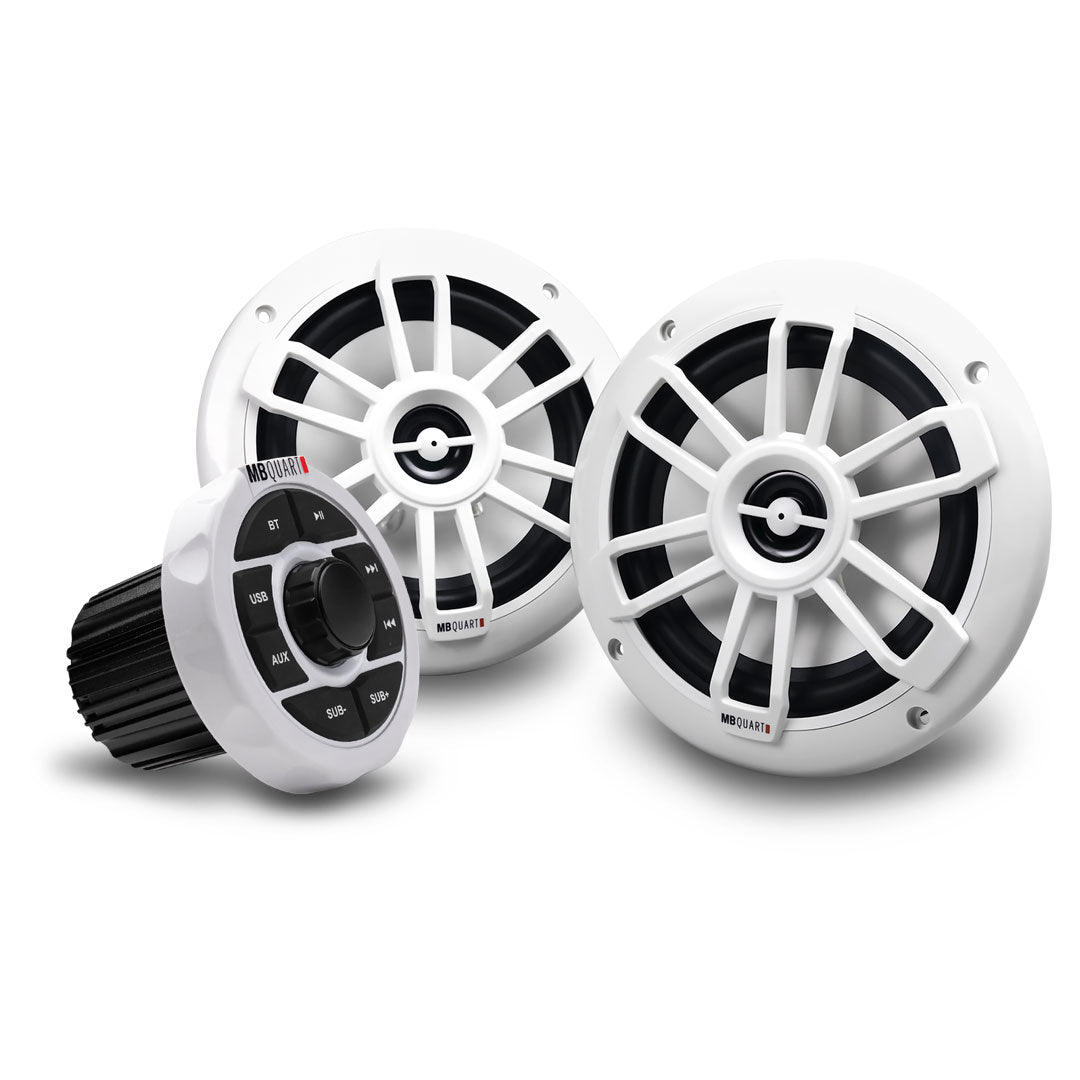 MB Quart MBQ-GMR1.5S2W | Bluetooth Source Unit | with Nautic Speakers