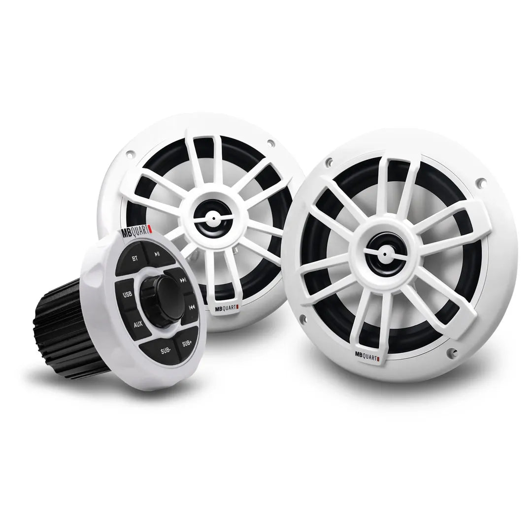 MB Quart MBQ-GMR1.5S2W | Bluetooth Source Unit | with Nautic Speakers