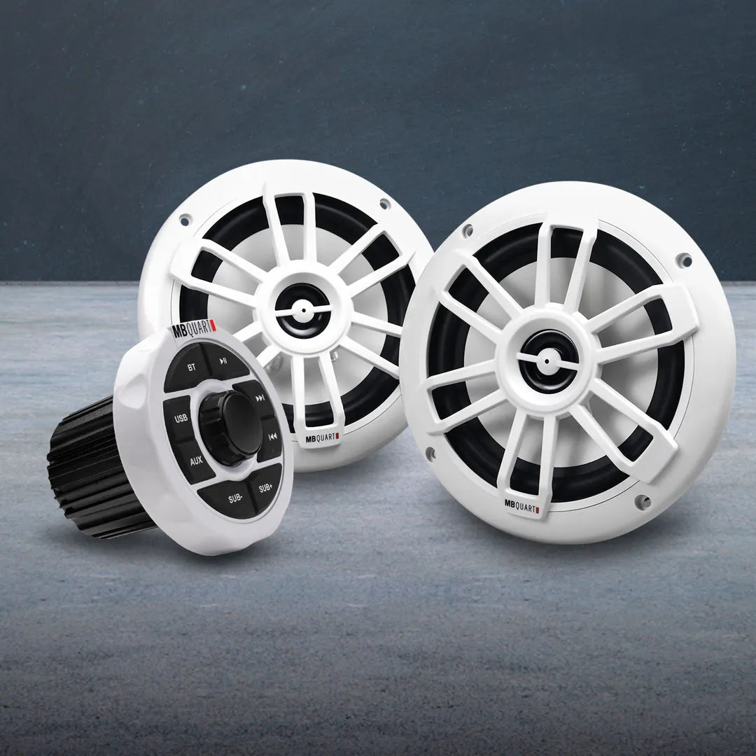 MB Quart MBQ-GMR1.5S2W | Bluetooth Source Unit | with Nautic Speakers