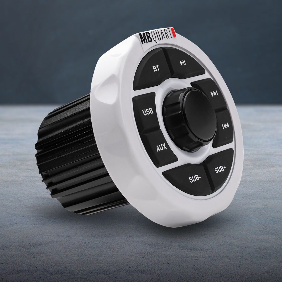 MB Quart MBQ-GMR1.5W | Bluetooth Streaming Source Unit | with USB & AUX Input (White)