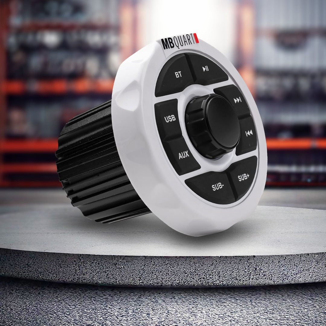 MB Quart MBQ-GMR1.5W | Bluetooth Streaming Source Unit | with USB & AUX Input (White)