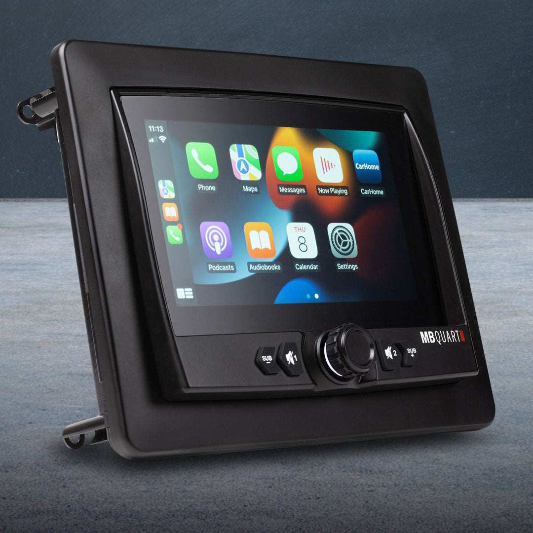 MB Quart MBQ-GMR7V1 | GMR7V1 7-Inch CarPlay Source Unit | Waterproof Touchscreen