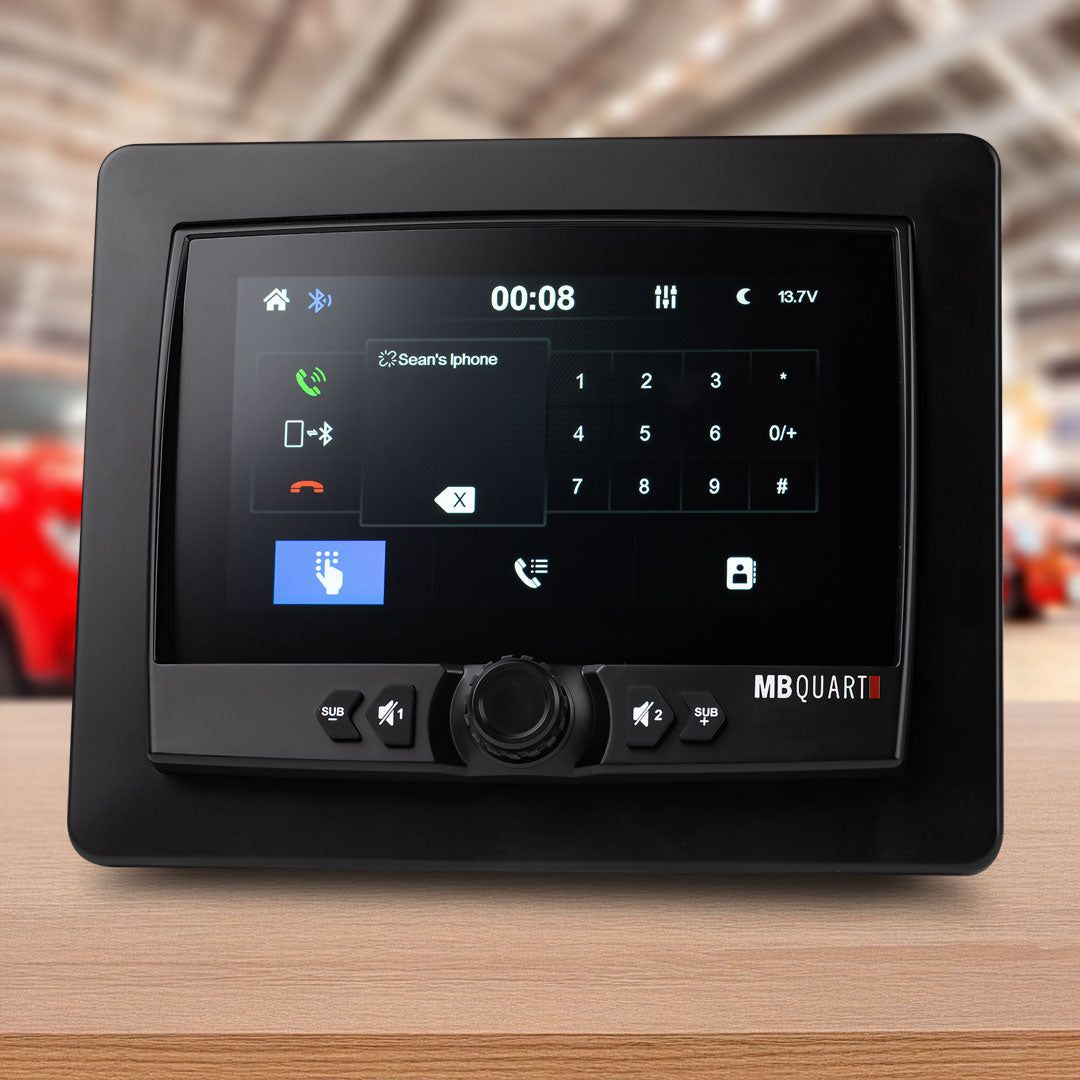 MB Quart MBQ-GMR7V1 | GMR7V1 7-Inch CarPlay Source Unit | Waterproof Touchscreen