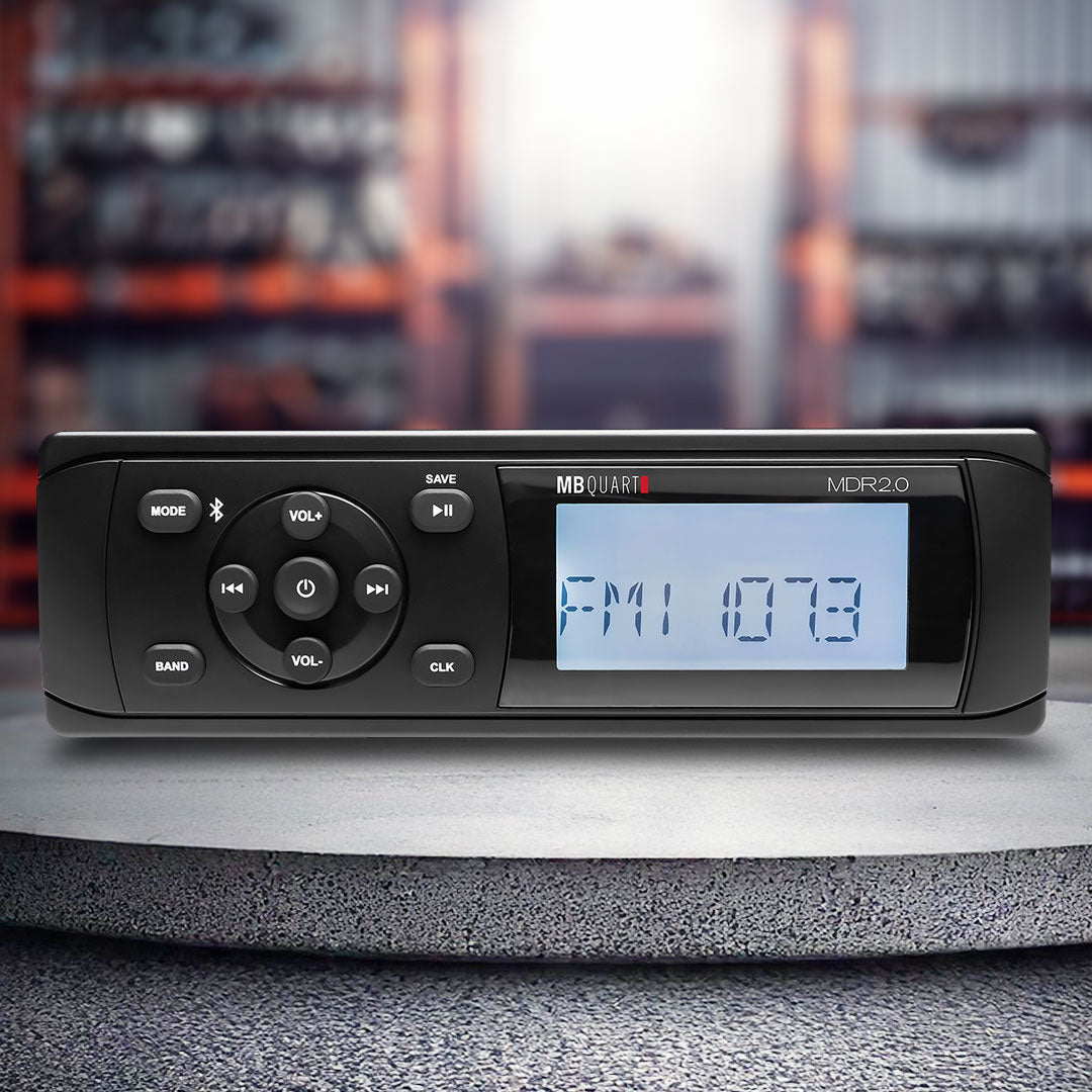 MB Quart MBQ-MDR2.0S2B | Bluetooth Source Unit | with Nautic Speakers Black