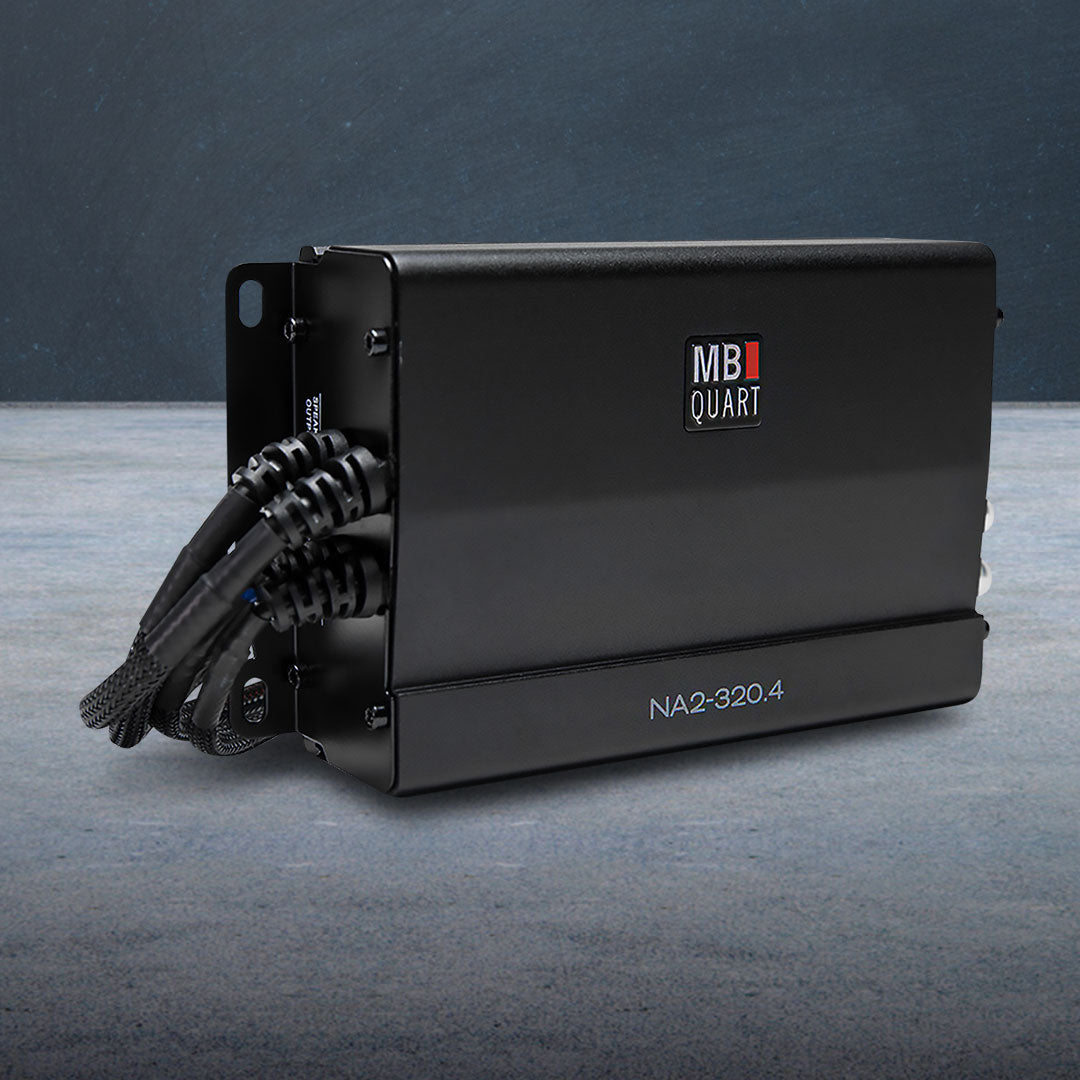 MB Quart MBQ-NA2-320.4 | Four Channel Amplifier | 320 Watt NA2 Powersports