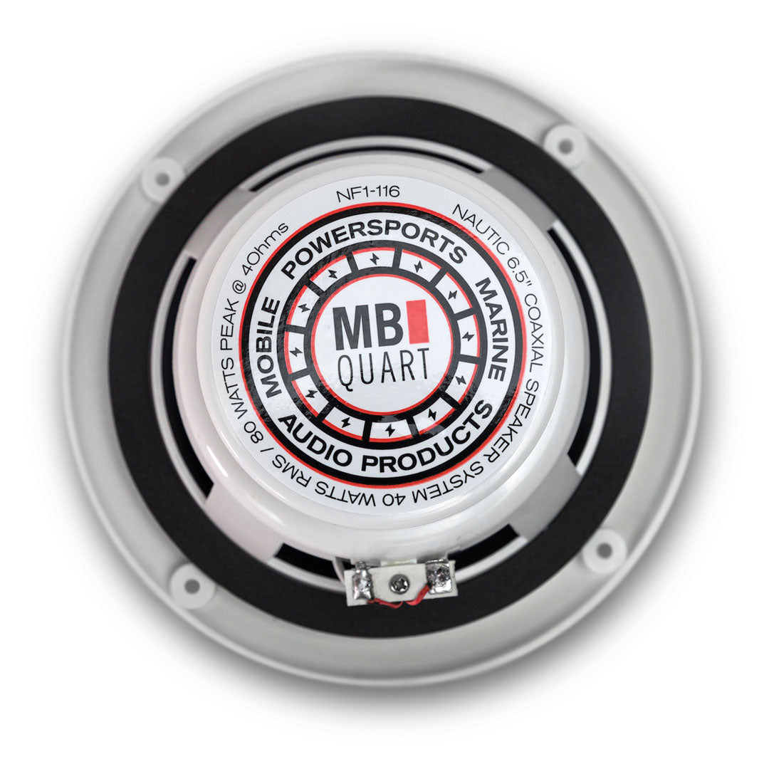 MB Quart MBQ-NF1-116 | 6.5" Coaxial Speakers | 2-Way Nautic Formula