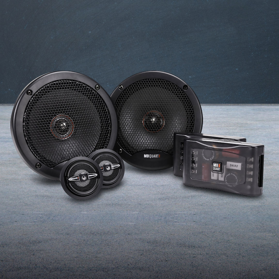 MB Quart MBQ-PS1-216 | 6.5″ Premium Component Speakers and Crossover Networks | 2 Way