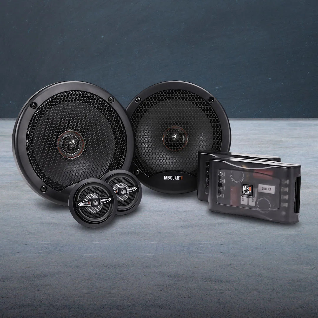 MB Quart MBQ-PS1-216 | 6.5″ Premium Component Speakers and Crossover Networks | 2 Way
