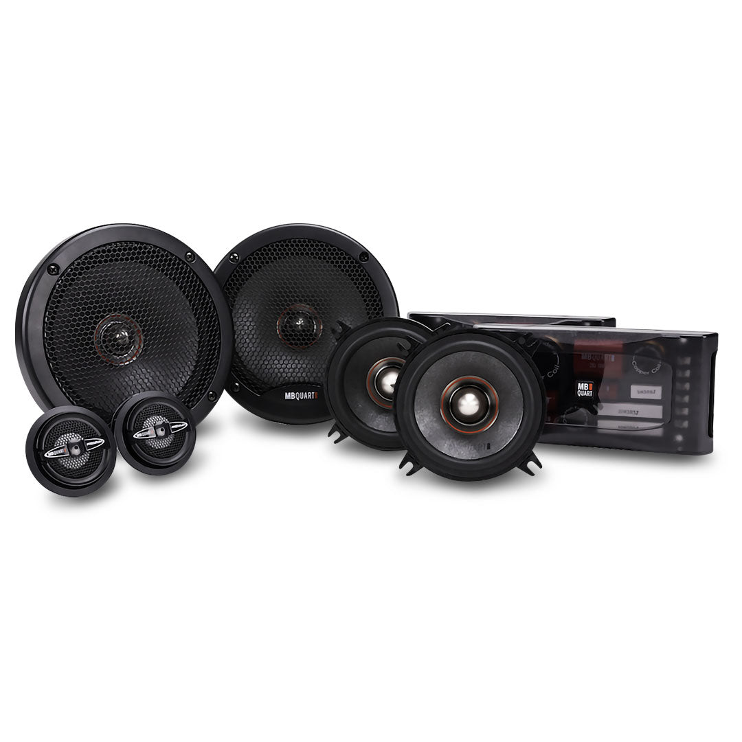 MB Quart MBQ-PS1-316 | Premium Component Speakers, 6.5″ Mid Bass and 4″ Midrange | 3 Way