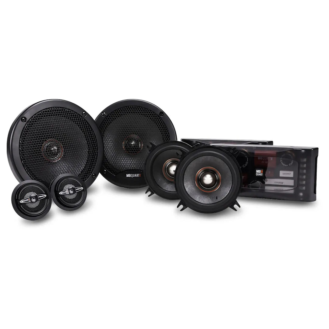 MB Quart MBQ-PS1-316 | Premium Component Speakers, 6.5″ Mid Bass and 4″ Midrange | 3 Way