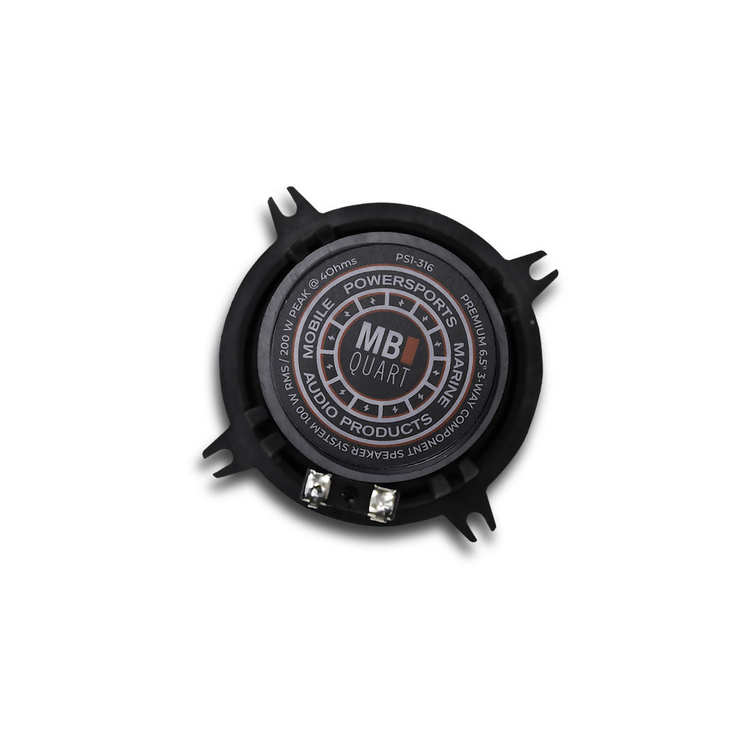 MB Quart MBQ-PS1-316 | Premium Component Speakers, 6.5″ Mid Bass and 4″ Midrange | 3 Way