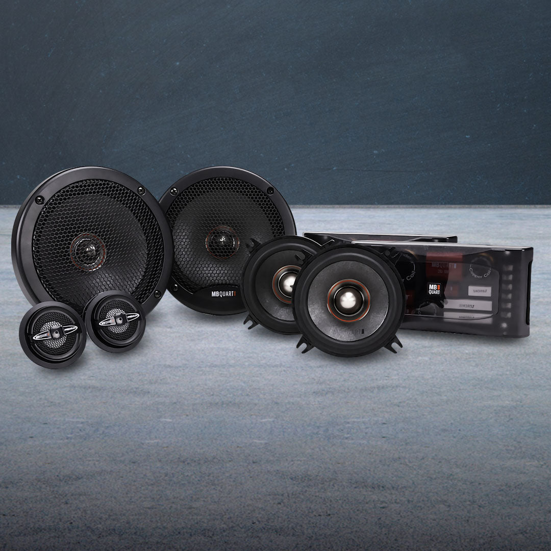 MB Quart MBQ-PS1-316 | Premium Component Speakers, 6.5″ Mid Bass and 4″ Midrange | 3 Way