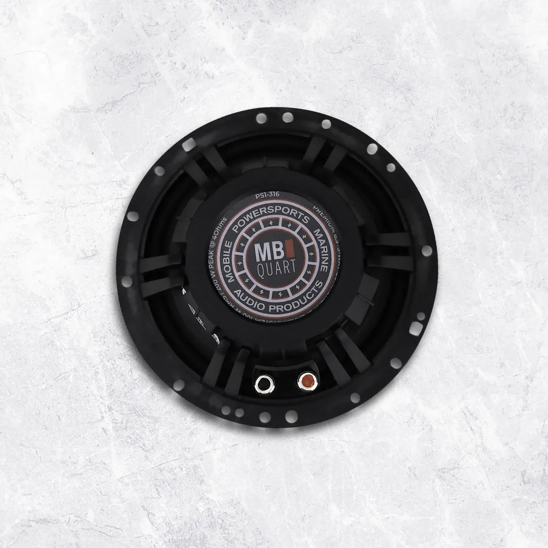 MB Quart MBQ-PS1-316 | Premium Component Speakers, 6.5″ Mid Bass and 4″ Midrange | 3 Way