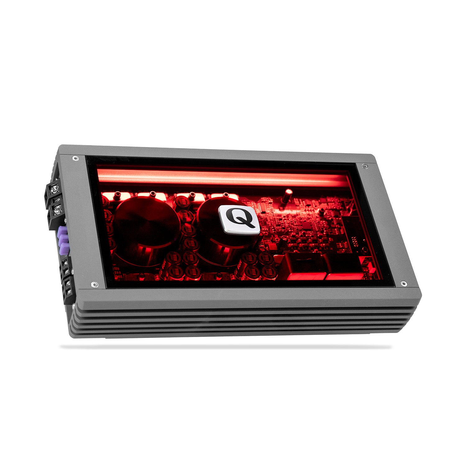 MB Quart MBQ-QA1-1500.1D Q-Series 1500 Watt Monoblock Class-D Subwoofer Amplifier in Grey