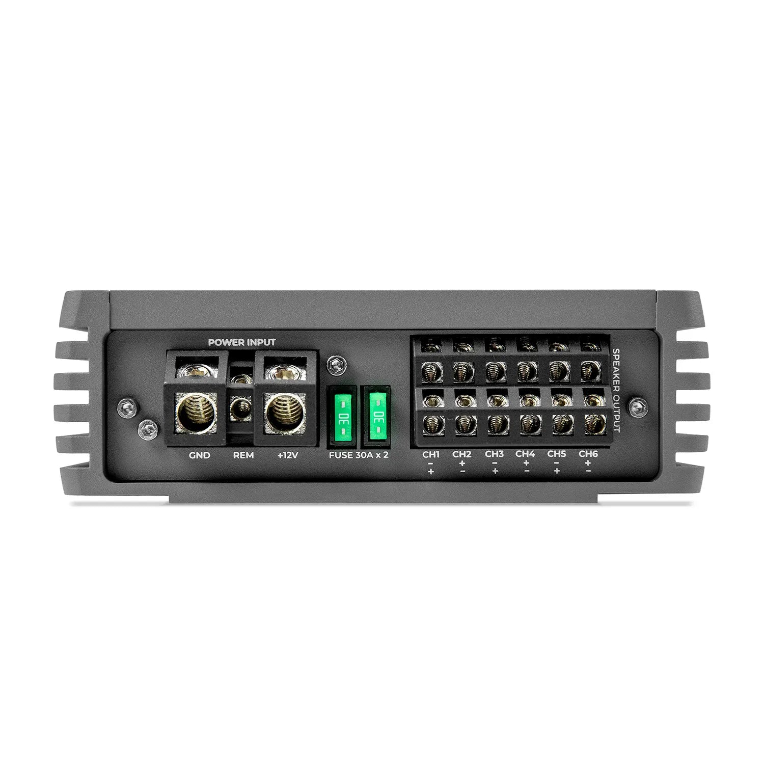 MB Quart MBQ-QA1-900.6DSP Q-Series 900 Watt 6-Channel Full-Range Class-D DSP Amplifier in Grey