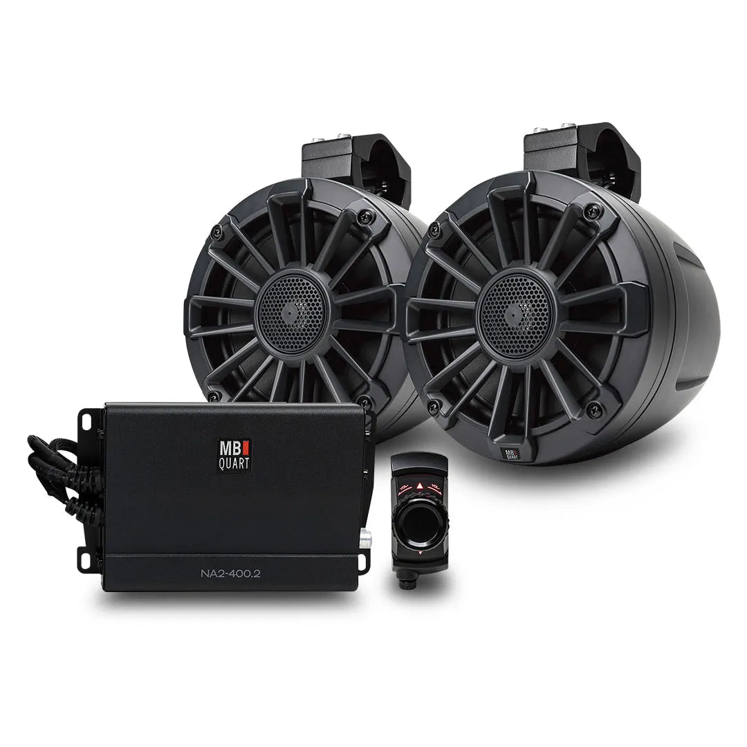 MB Quart MBQ-UNI6.1BTA | 6.5" 400 Watt, Joystick Bluetooth Controlled Speaker System | with 2 Channel Amp