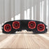 MB Quart MBQJ-48HRGB | Rear Overhead Soundbar | with 8 Inch Compression Horn Speakers, Enclosure, and RGB LED Lighting