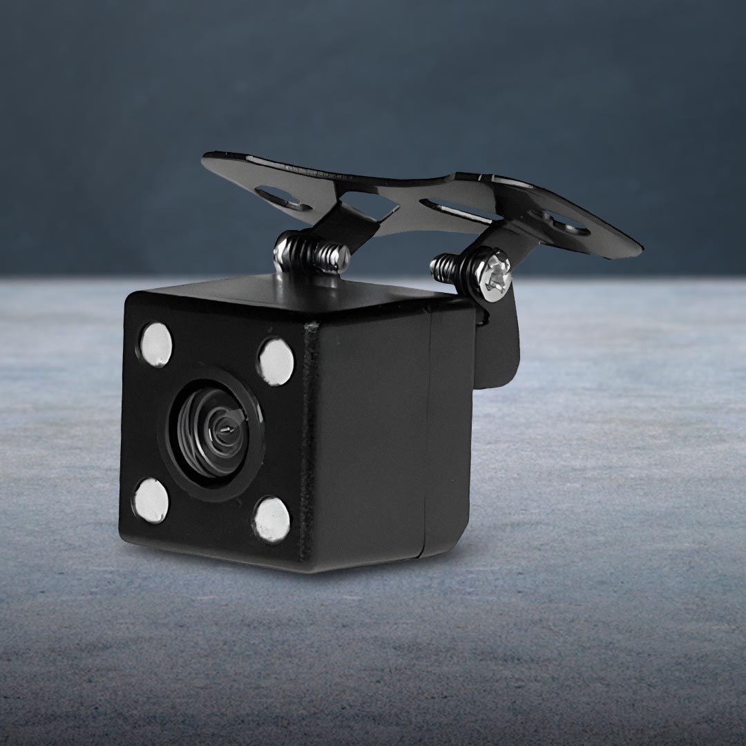 MONGOOSE MC3NV Adjustable Bracket Reverse Camera with Night Vision - LED Enhanced Visibility