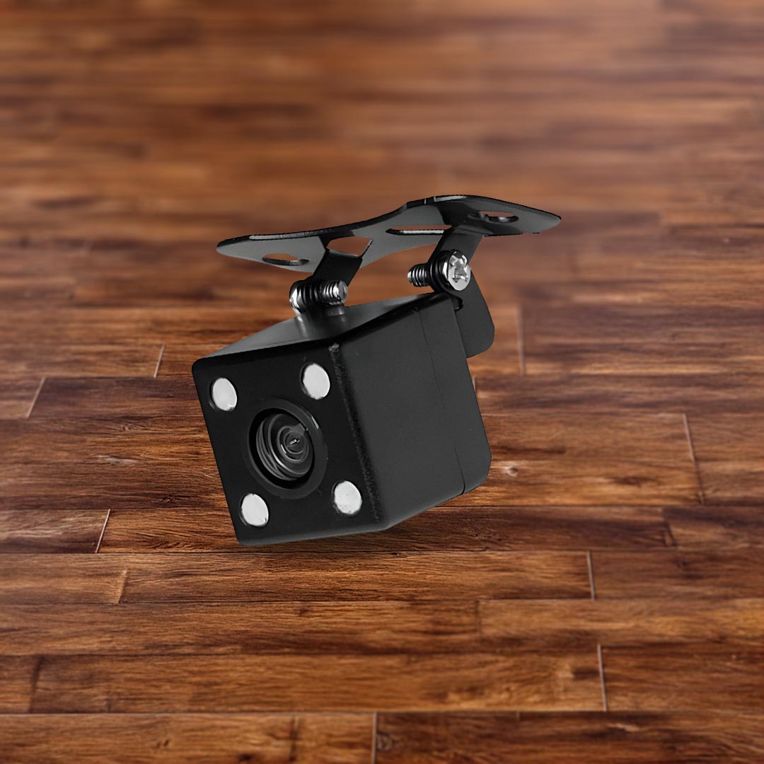MONGOOSE MC3NV Adjustable Bracket Reverse Camera with Night Vision - LED Enhanced Visibility