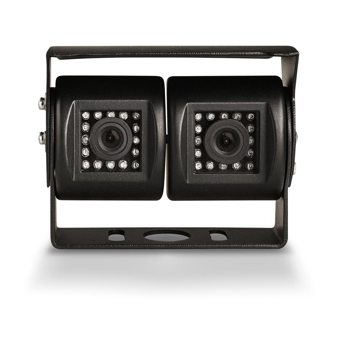 MONGOOSE MC420B Dual Cameras Black - 2 Cameras in One Mounting Bracket System
