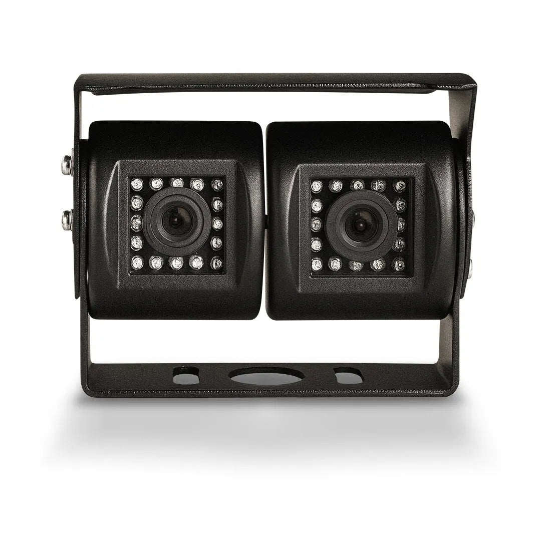 MONGOOSE MC420B Dual Cameras Black - 2 Cameras in One Mounting Bracket System