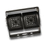 MONGOOSE MC420B Dual Cameras Black - 2 Cameras in One Mounting Bracket System