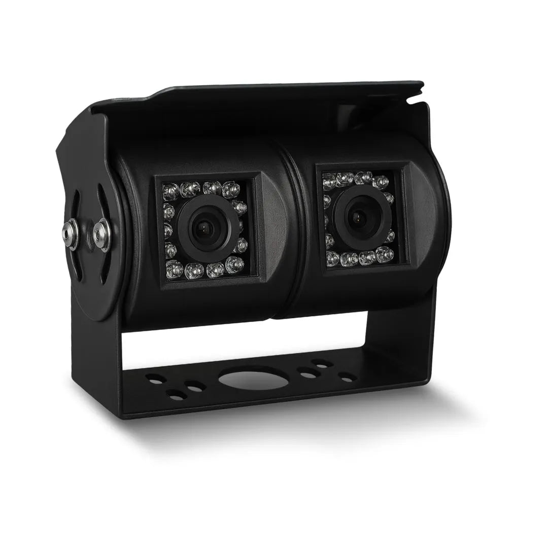 MONGOOSE MC420B Dual Cameras Black - 2 Cameras in One Mounting Bracket System