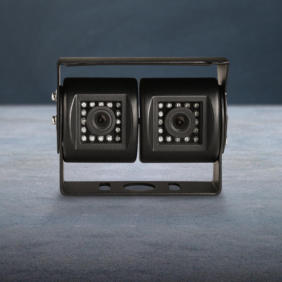 MONGOOSE MC420B Dual Cameras Black - 2 Cameras in One Mounting Bracket System