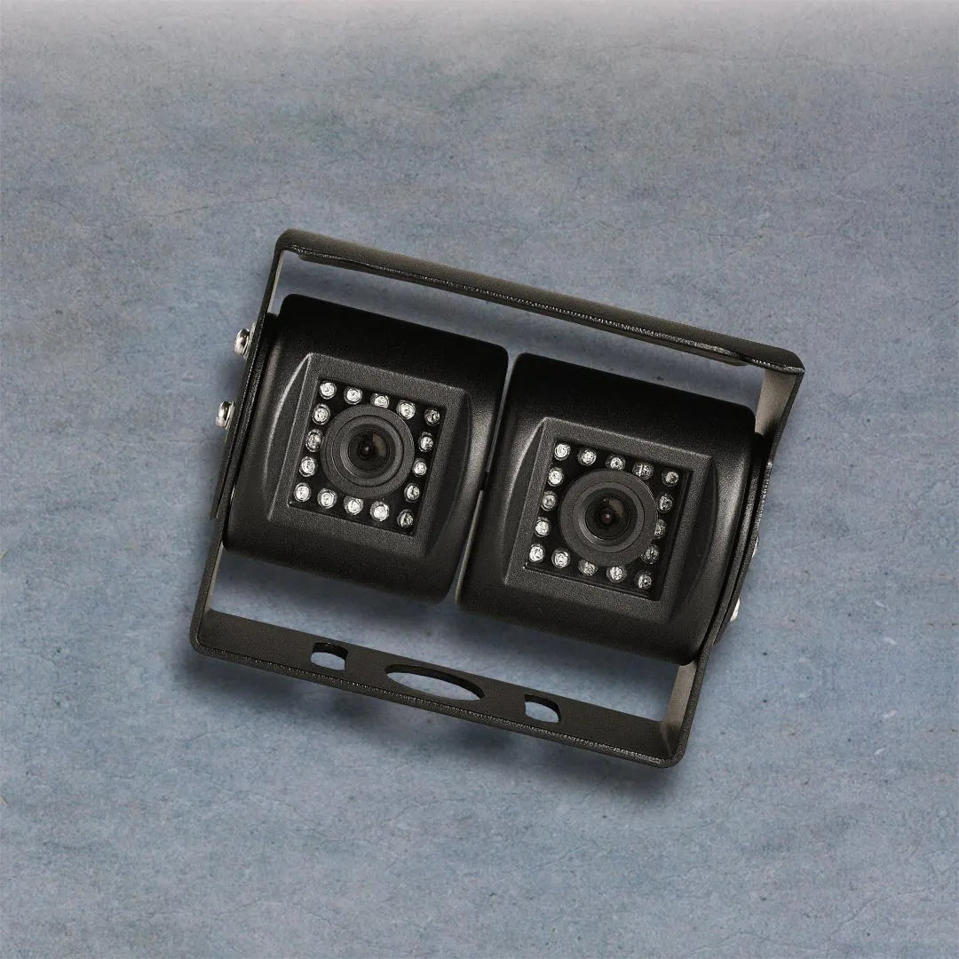 MONGOOSE MC420B Dual Cameras Black - 2 Cameras in One Mounting Bracket System