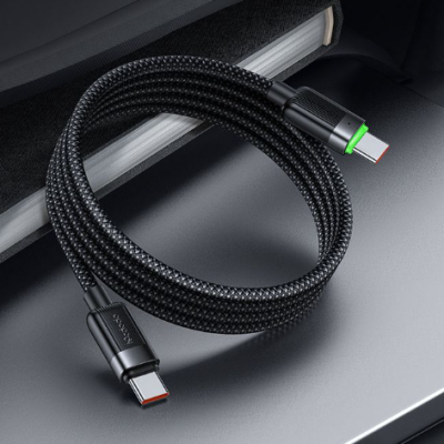 MCDODO MCA-2000 60W USB-C to USB-C Magnetic Self-Winding Charging Lead – 1.2m