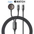 MCDODO MCA-2200 60W 2-in-1 USB-C to USB-C + Apple Watch Charger Combo Lead – 1.2m