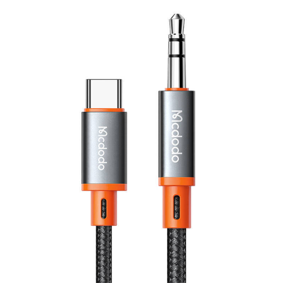MCDODO MCA-0820 USB-C to 3.5mm AUX Audio Adaptor - 1.2M | Premium High-Resolution Audio
