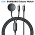 MCDODO MCA-4210 60W 2-IN-1 USB-C to USB-C/Samsung Watch Charger Combo Lead - 1.2M - Dual Device Charging Solution