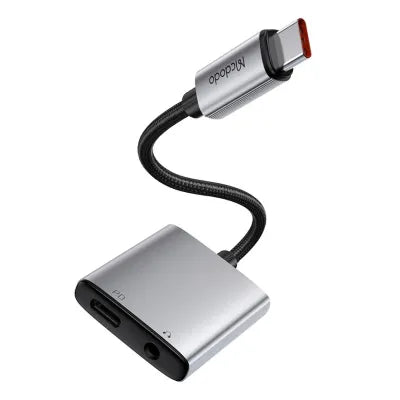 MCDODO MCA-5050 USB-C to USB-C + 3.5mm AUX Audio Adaptor | Charge & Listen Simultaneously