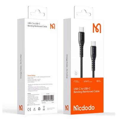 MCDODO MCA-5641 USB-C to USB-C Budget Lead - 1M | 60W PD Fast Charging &amp; Data Cable