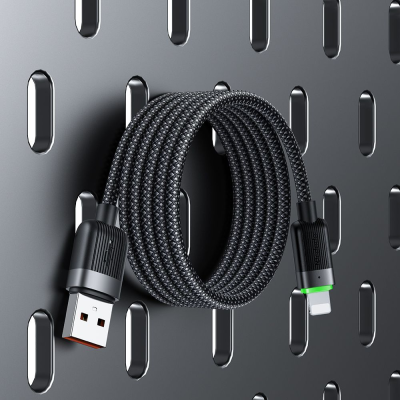 MCDODO MCA-6000 3A USB-A to Lightning Magnetic Self-Winding Charging Lead – 1.2m