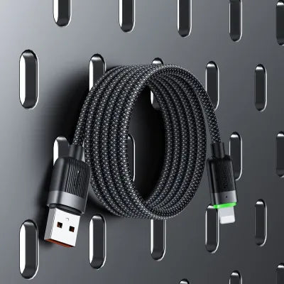 MCDODO MCA-6000 3A USB-A to Lightning Magnetic Self-Winding Charging Lead – 1.2m